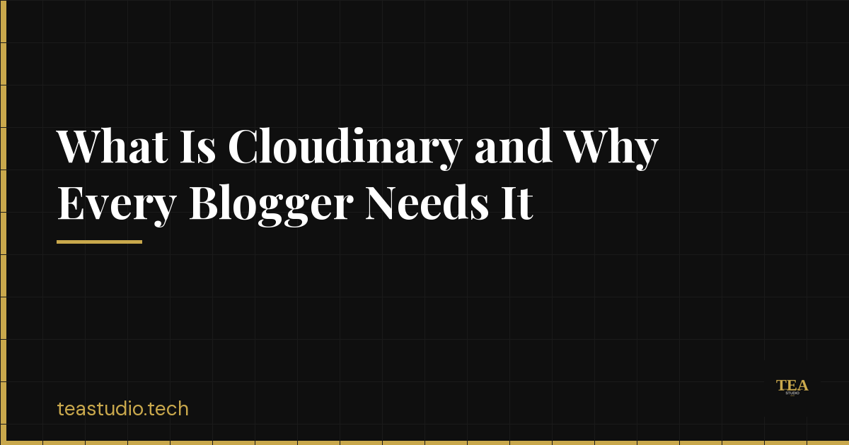 What Is Cloudinary and Why Every Blogger Needs It